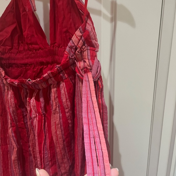 Club Monaco Red Maxi Halter Dress - 8 - Picture 9 of 10